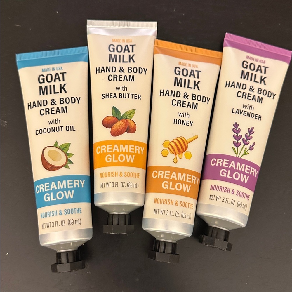 Goat Milk Creamery Glow Hand & Body Cream lotion coconut oil Shea butter 🍯 4